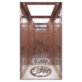 Special sale  Rose titanium mirror etching  mini home elevator lift  indoor lift for home